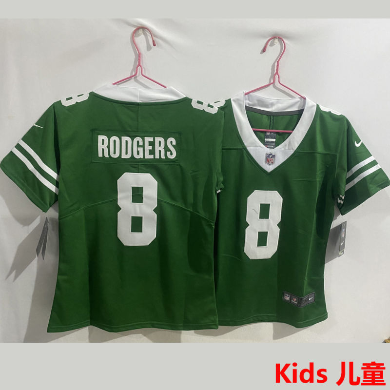 RODGERS #8 New York Jets Kids NFL Jersey