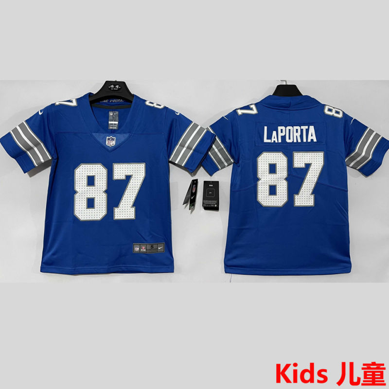 LAPORTA #87 Detroit Lions Kids NFL Jersey