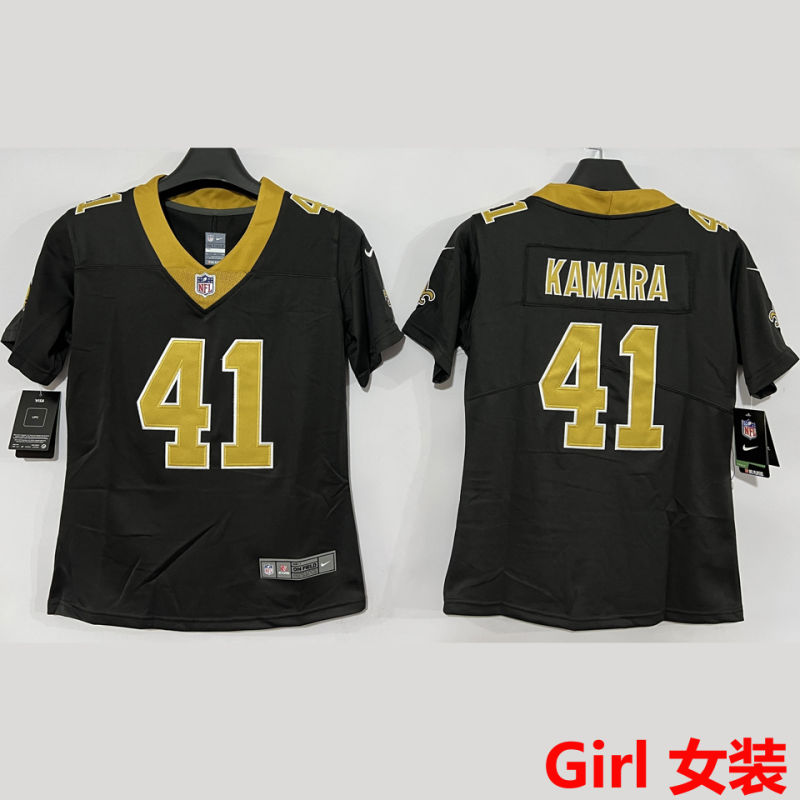 KAMARA #41 New Orleans Saints Girl NFL Jersey