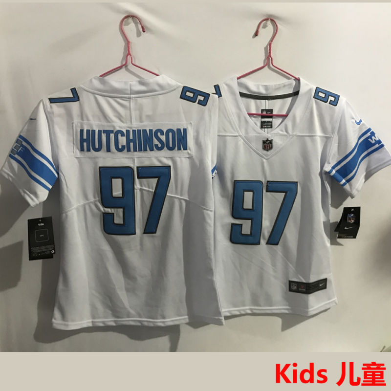 HUTCHINSON #97 Detroit Lions Kids NFL Jersey