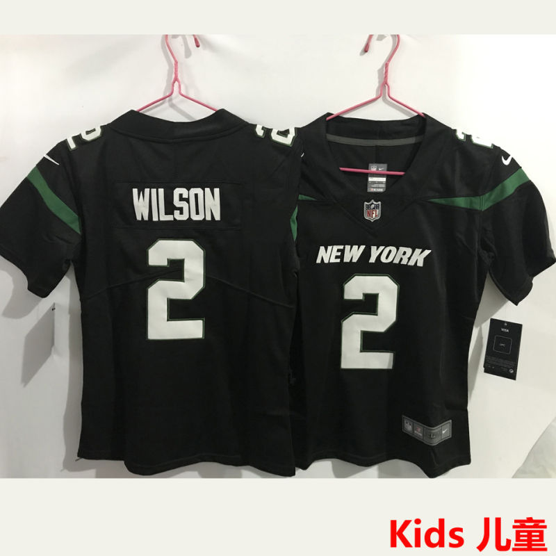 WILSON #2 New York Jets Kids NFL Jersey