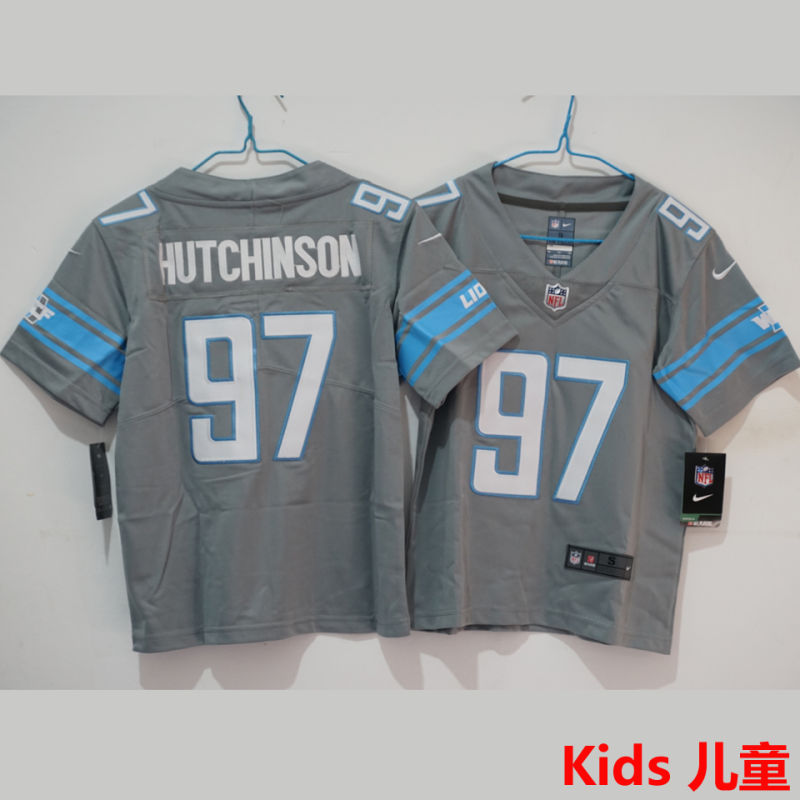 HUTCHINSON #97 Detroit Lions Kids NFL Jersey