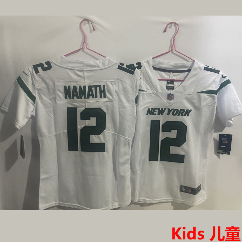 NAMATH #12 New York Jets Kids NFL Jersey