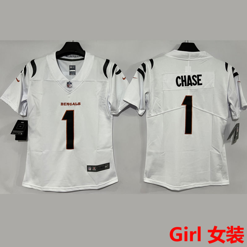 CHASER #1 Cincinnati Bengals Girl NFL Jersey