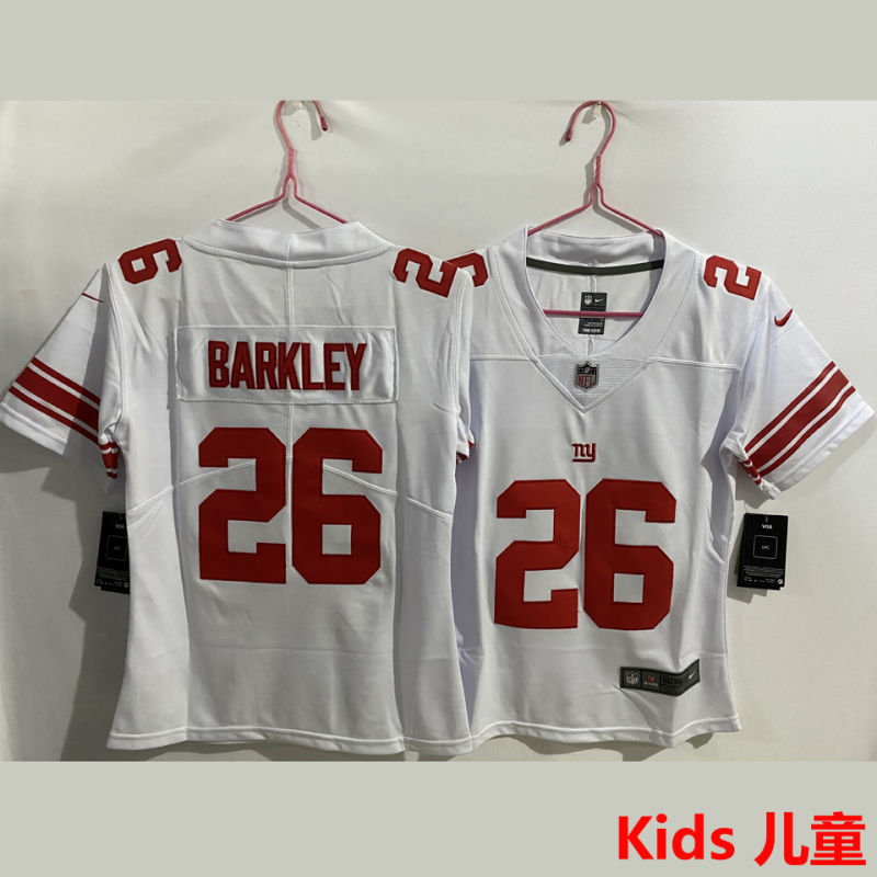BARKLEY #26 New York Giants Kids NFL Jersey