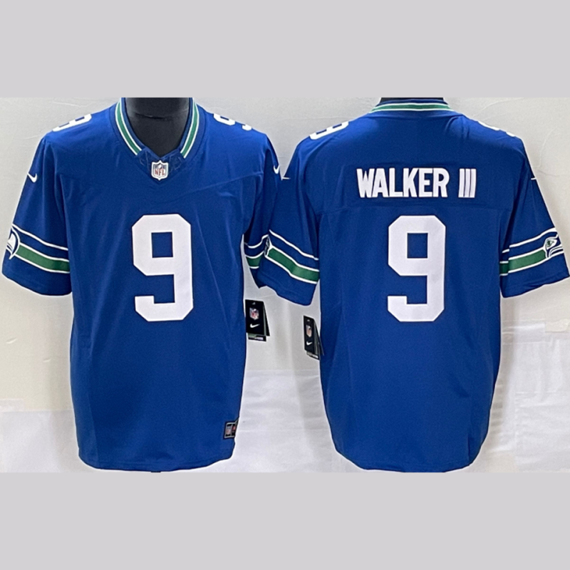 WALKER III #9 Men's Seattle Seahawks NFL Jersey