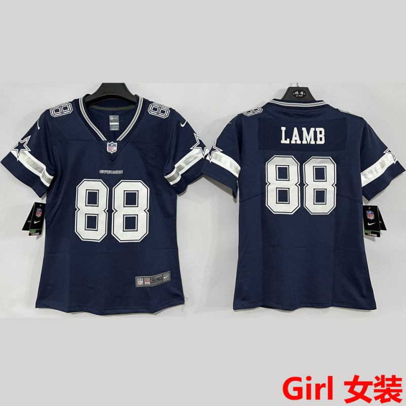 LAMB #88 Dallas Cowboys Girl NFL Jersey