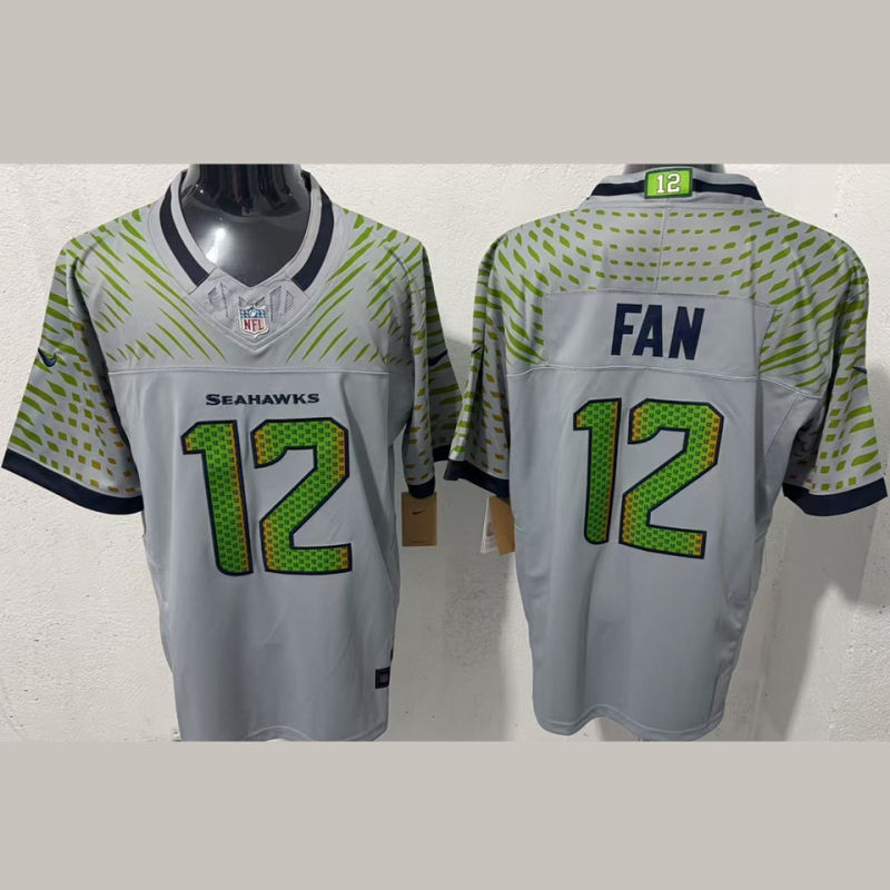 FAN #12 Men's Seattle Seahawks NFL Jersey