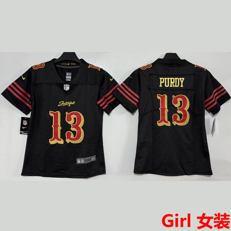 PURDY #13 San Francisco 49ers Girl NFL Jersey #49