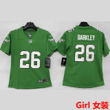 BARKLEY #26 Philadelphia Eagles Girl NFL Jersey 老鹰
