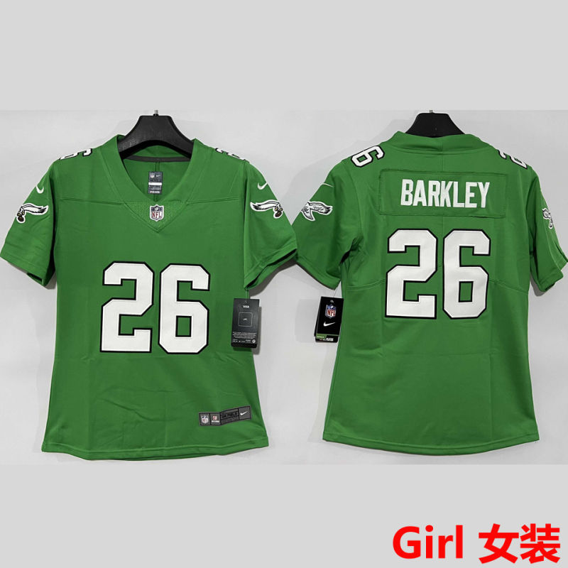 BARKLEY #26 Philadelphia Eagles Girl NFL Jersey