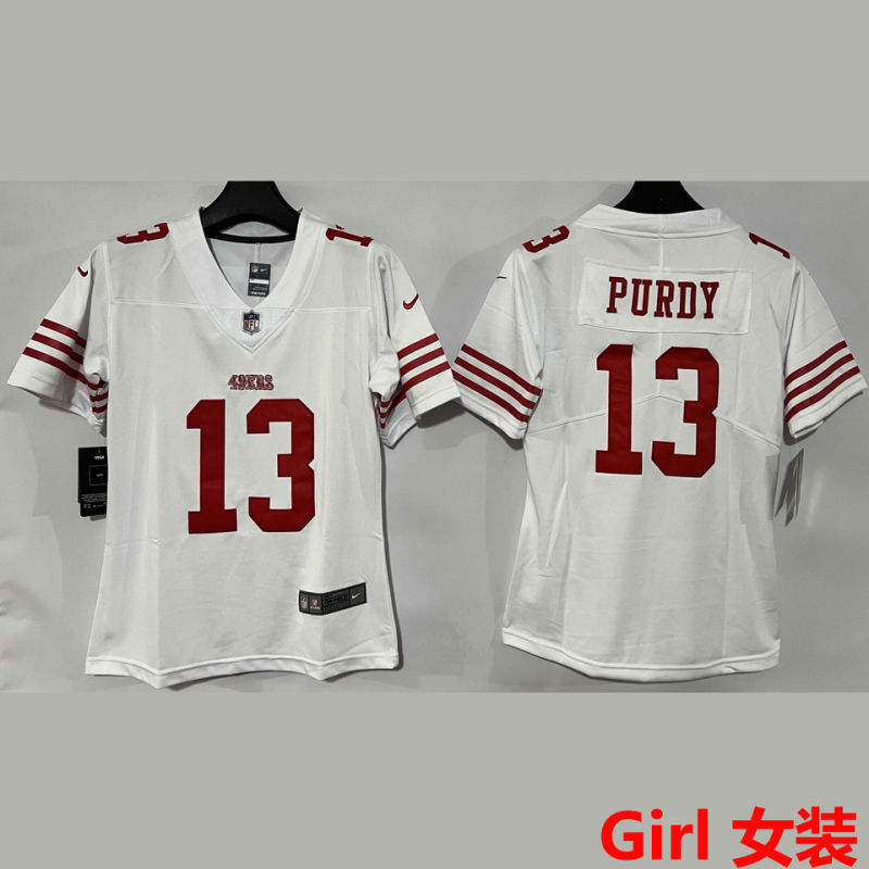 PURDY #13 San Francisco 49ers Girl NFL Jersey #49