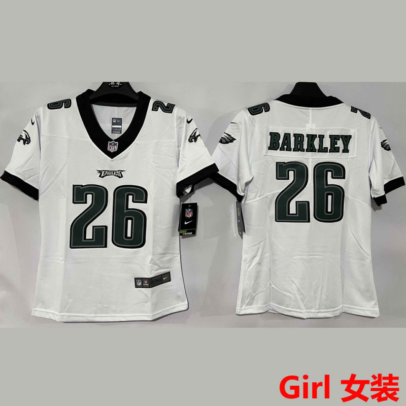 BARKLEY #26 Philadelphia Eagles Girl NFL Jersey
