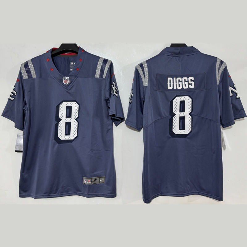 DIGGS #8 Men's New England Patriots NFL Jersey