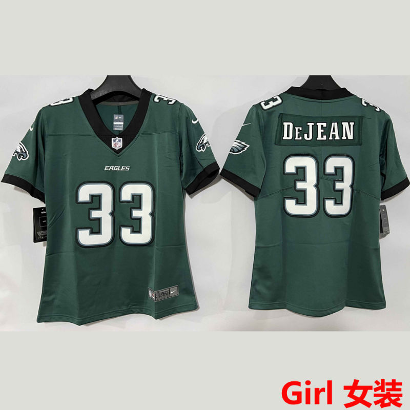 DEJEAN #33 Philadelphia Eagles Girl NFL Jersey