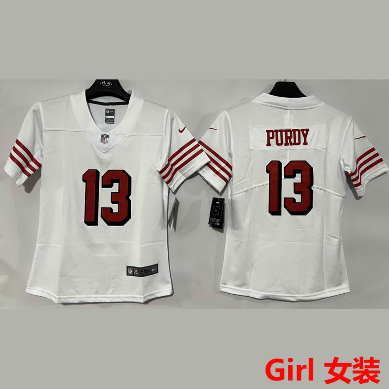 PURDY #13 San Francisco 49ers Girl NFL Jersey #49