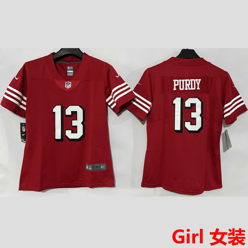 PURDY #13 San Francisco 49ers Girl NFL Jersey #49