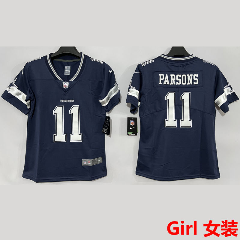 PARSONS #11 Dallas Cowboys Girl NFL Jersey