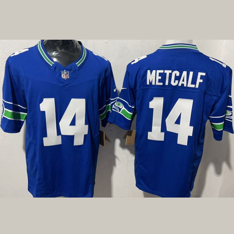 METCALF #14 Men's Seattle Seahawks NFL Jersey