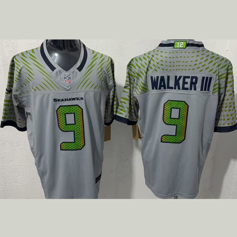WALKER III #9 Men's Seattle Seahawks NFL Jersey