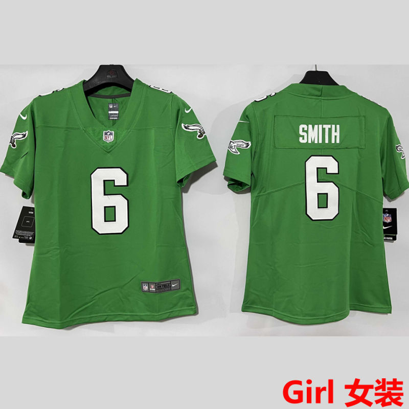 SMITH #6 Philadelphia Eagles Girl NFL Jersey