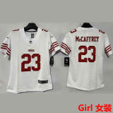 McCAFFREY #23 San Francisco 49ers Girl NFL Jersey 49人