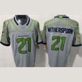WITHERSPOON #21 Men's Seattle Seahawks NFL Jersey 海鹰