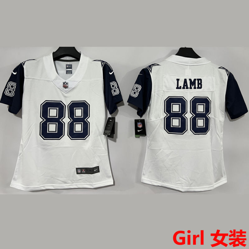 LAMB #88 Dallas Cowboys Girl NFL Jersey