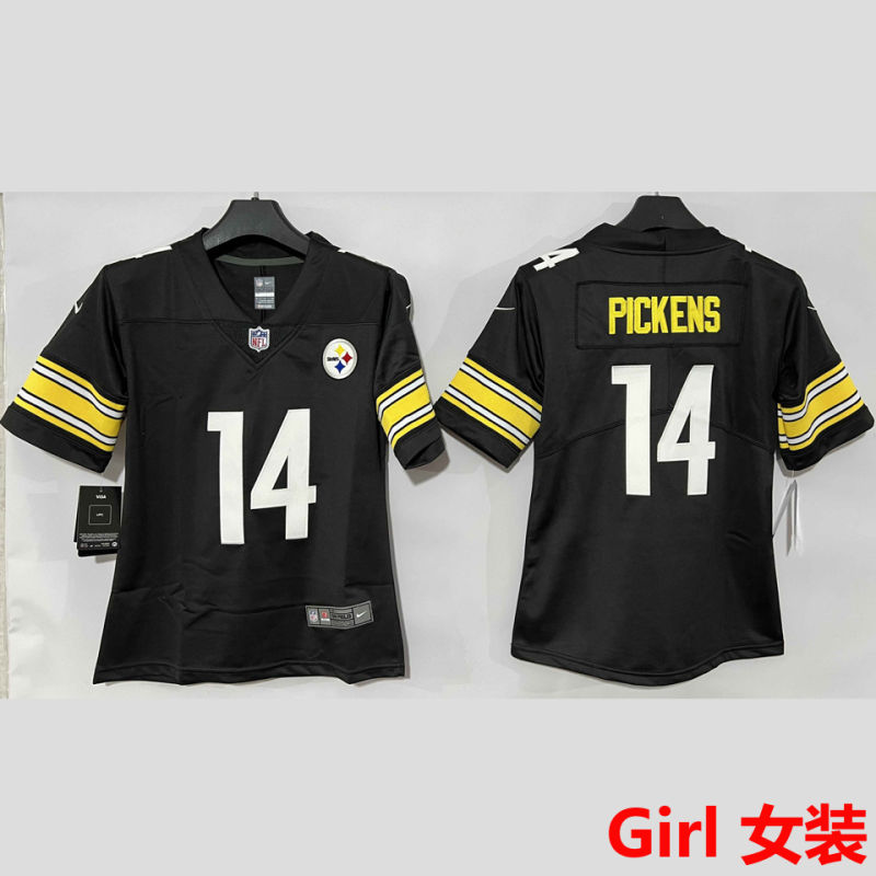 PICKENS #14 Pittsburgh Steelers Girl NFL Jersey