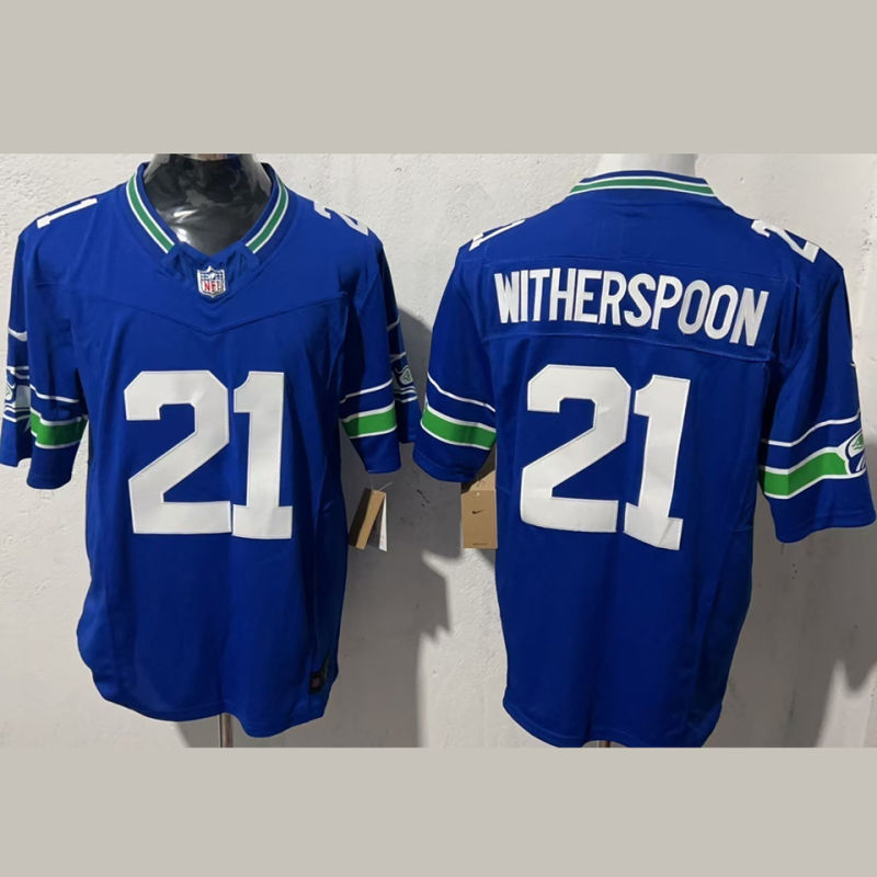 WITHERSPOON #21 Men's Seattle Seahawks NFL Jersey