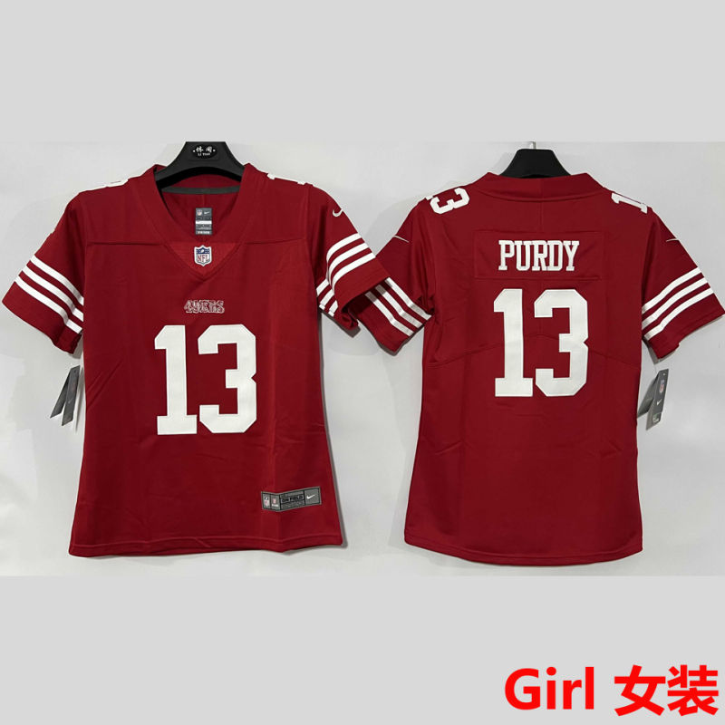 PURDY #13 San Francisco 49ers Girl NFL Jersey #49