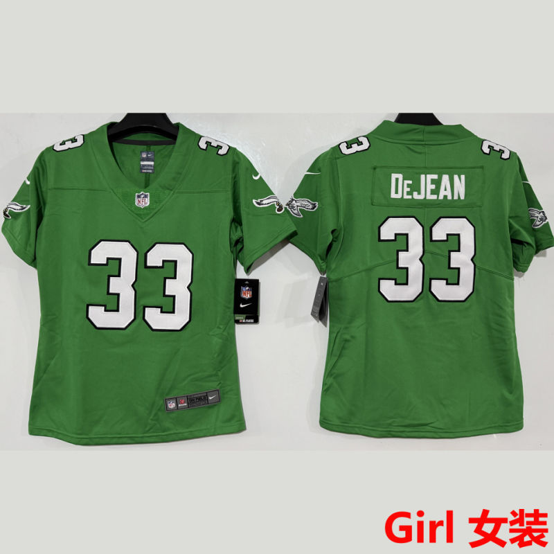 DEJEAN #33 Philadelphia Eagles Girl NFL Jersey