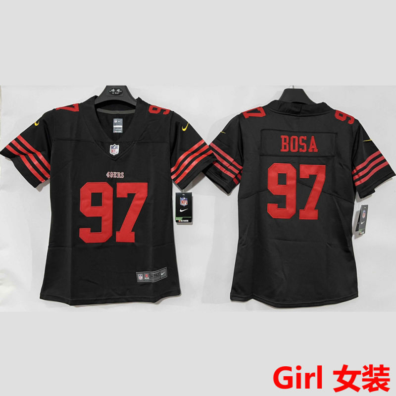 BOSA #97 San Francisco 49ers Girl NFL Jersey #49
