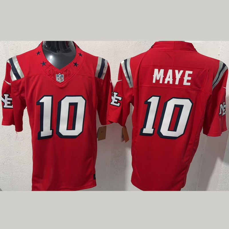 MAYE #10 Men's New England Patriots NFL Jersey