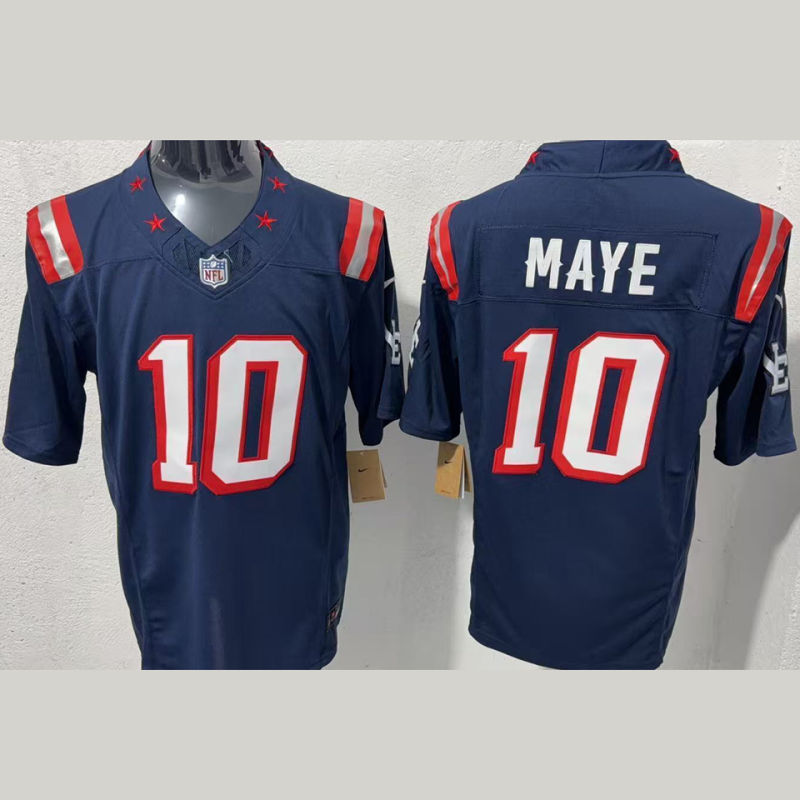 MAYE #10 Men's New England Patriots NFL Jersey