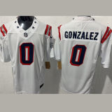GONZALEZ #0 Men's New England Patriots NFL Jersey 爱国者