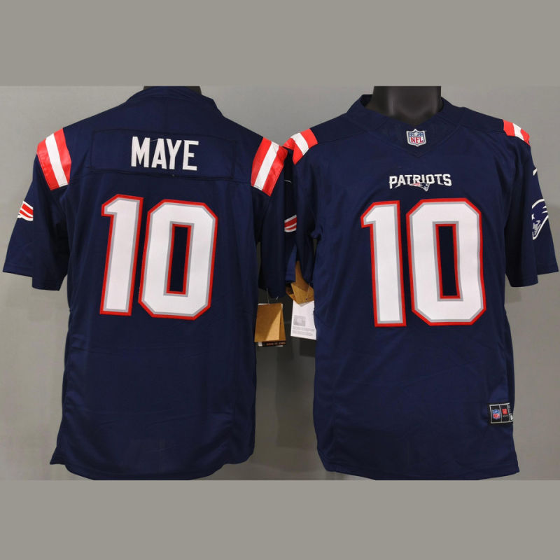 MAYE #10 Men's New England Patriots NFL Jersey