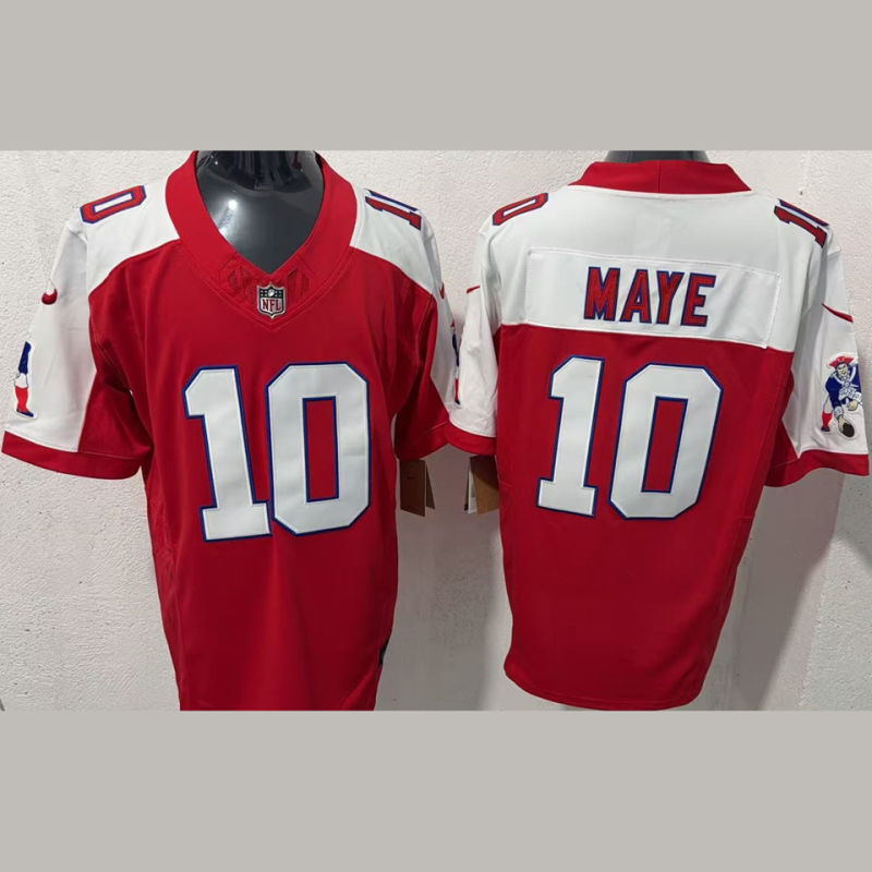 MAYE #10 Men's New England Patriots NFL Jersey