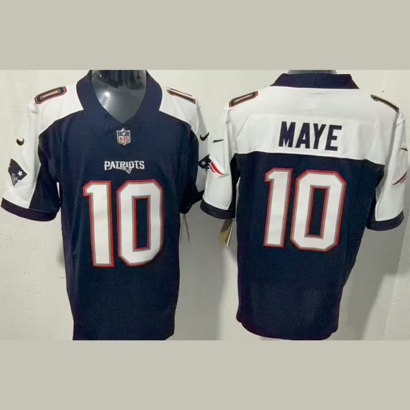 MAYE #10 Men's New England Patriots NFL Jersey