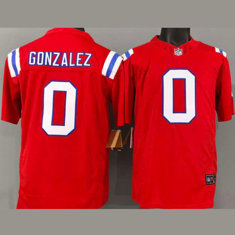 GONZALEZ #0 Men's New England Patriots NFL Jersey