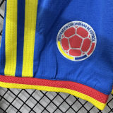 2026/27 Colombia Home Blue Player Version Shorts Pants 球员版