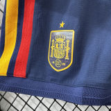 2026/27 Spain Home Blue Player Version Shorts Pants 球员版