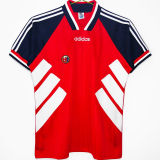 1994/1995 Norway Home Red Retro Soccer Jersey