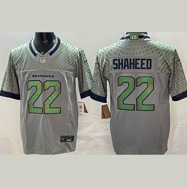 SHAHEED #22 Men's Seattle Seahawks NFL Jersey 海鹰