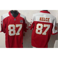 KELCE #87 Men's Kansas City Chiefs NFL Jersey 酋长  (3代）