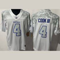 COOK III #4 Men's Buffalo Bills NFL Jersey 布法罗比尔  (3代）