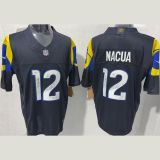 NACUA #12 Men's Los Angeles Rams NFL Jersey 公羊