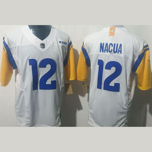 NACUA #12 Men's Los Angeles Rams NFL Jersey 公羊