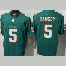 RAMSEY #5 Men's Miami Dolphins NFL Jersey 海豚 (3代）