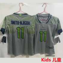SMITH-NJIGBA #11 Seattle Seahawks Kids NFL Jersey 海鹰